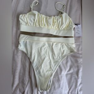 Yellow Highcut bikini